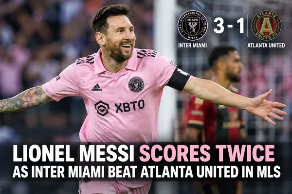 Lionel Messi Scores Twice as Inter Miami Beat Atlanta United in MLS