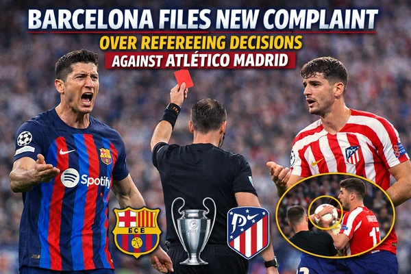 Barcelona Files New Complaint Over Refereeing Decisions Against Atlético Madrid - Champions League