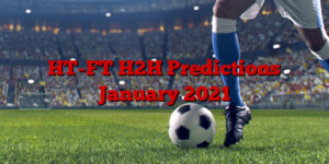 HT-FT H2H Predictions January 2021