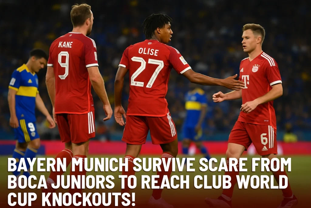 Bayern Munich Survive Scare from Boca Juniors to Reach Club World Cup Knockouts!