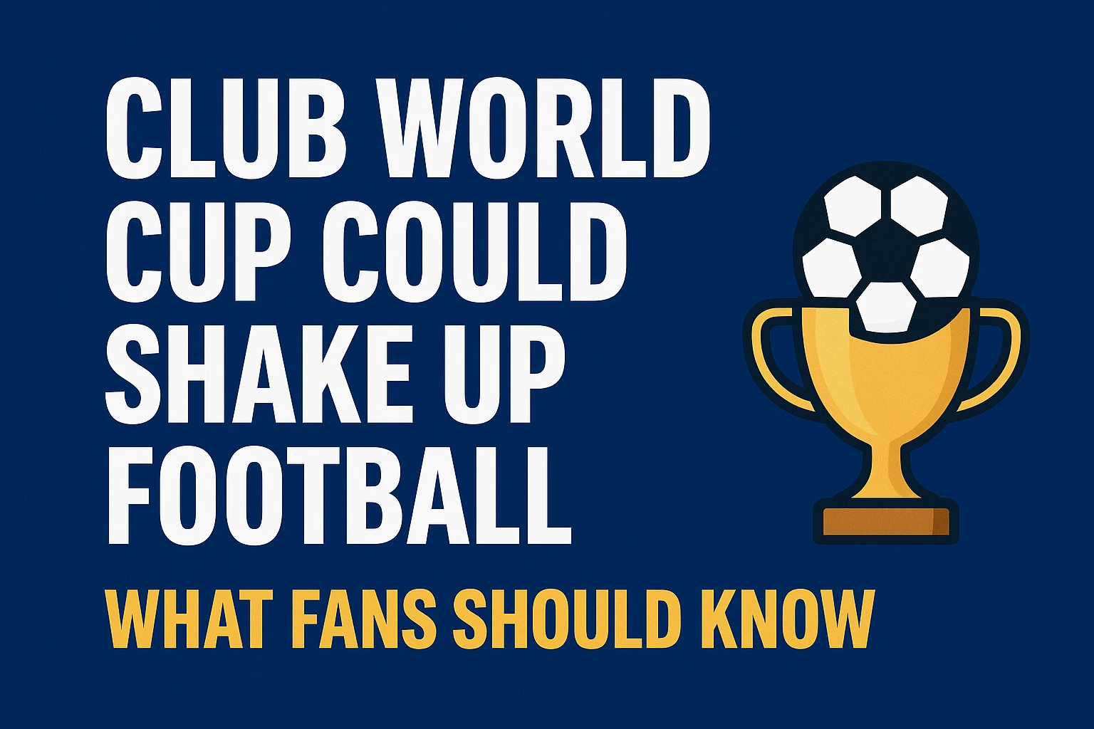 Club World Cup Could Shake Up Football: What Fans Should Know 