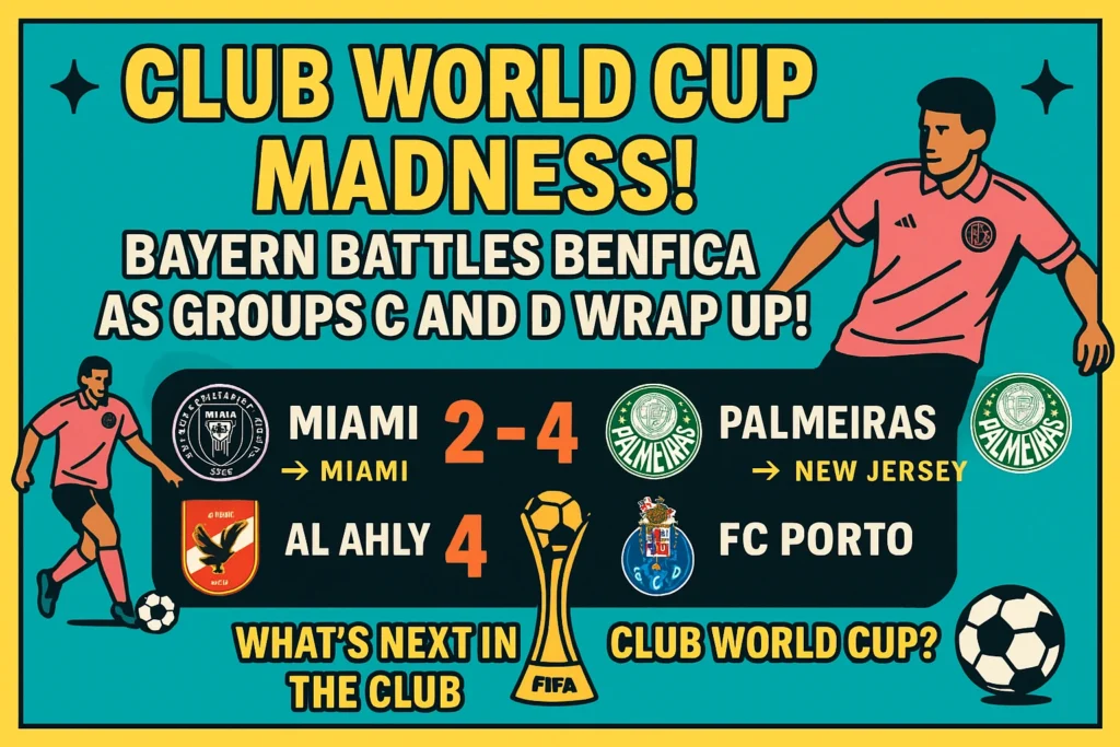 Club World Cup Madness! Bayern Battles Benfica as Groups C and D Wrap Up!