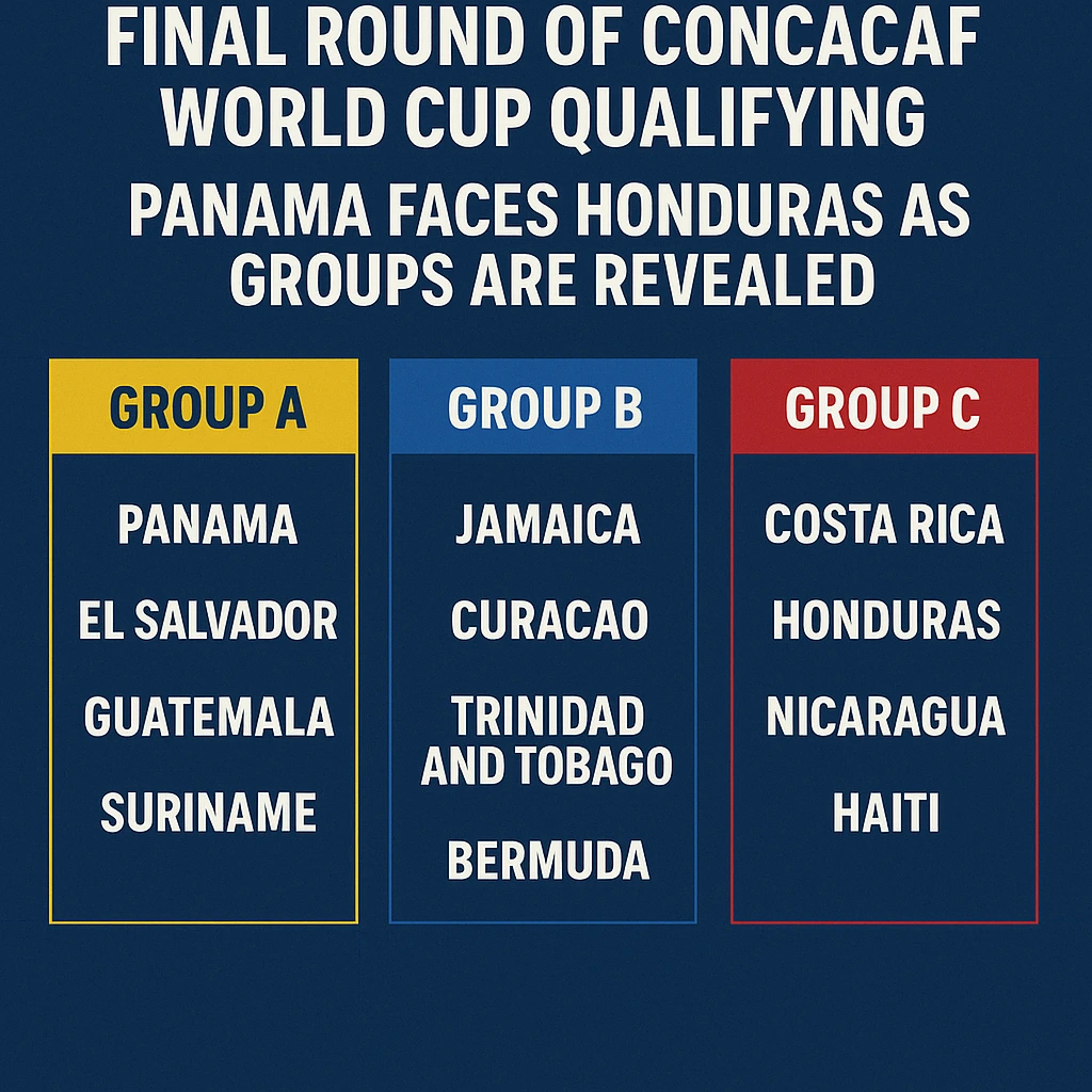 Final Round of CONCACAF World Cup Qualifying: Panama Faces Honduras as Groups Are Revealed
