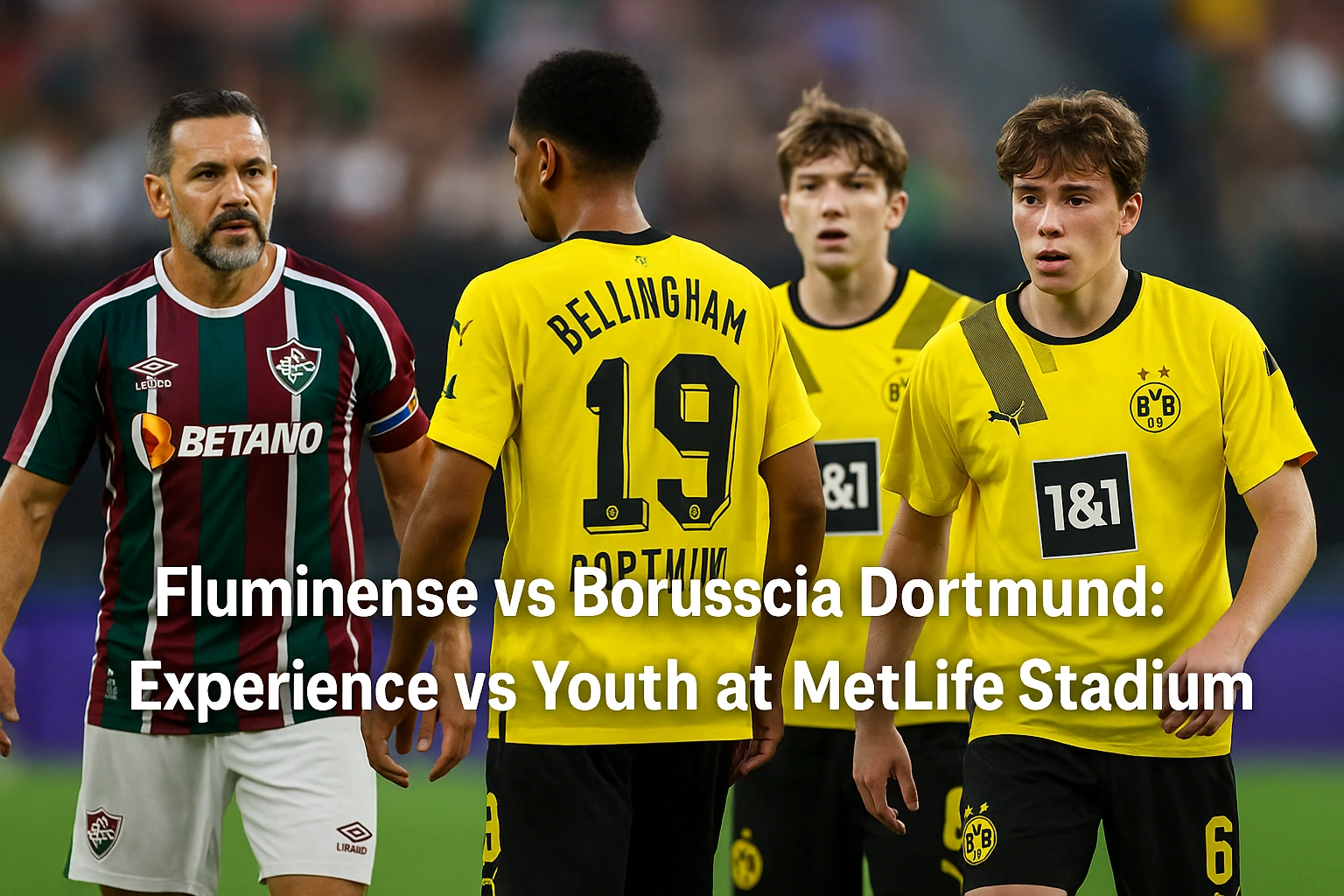 Fluminense vs Borussia Dortmund Experience vs Youth at MetLife Stadium