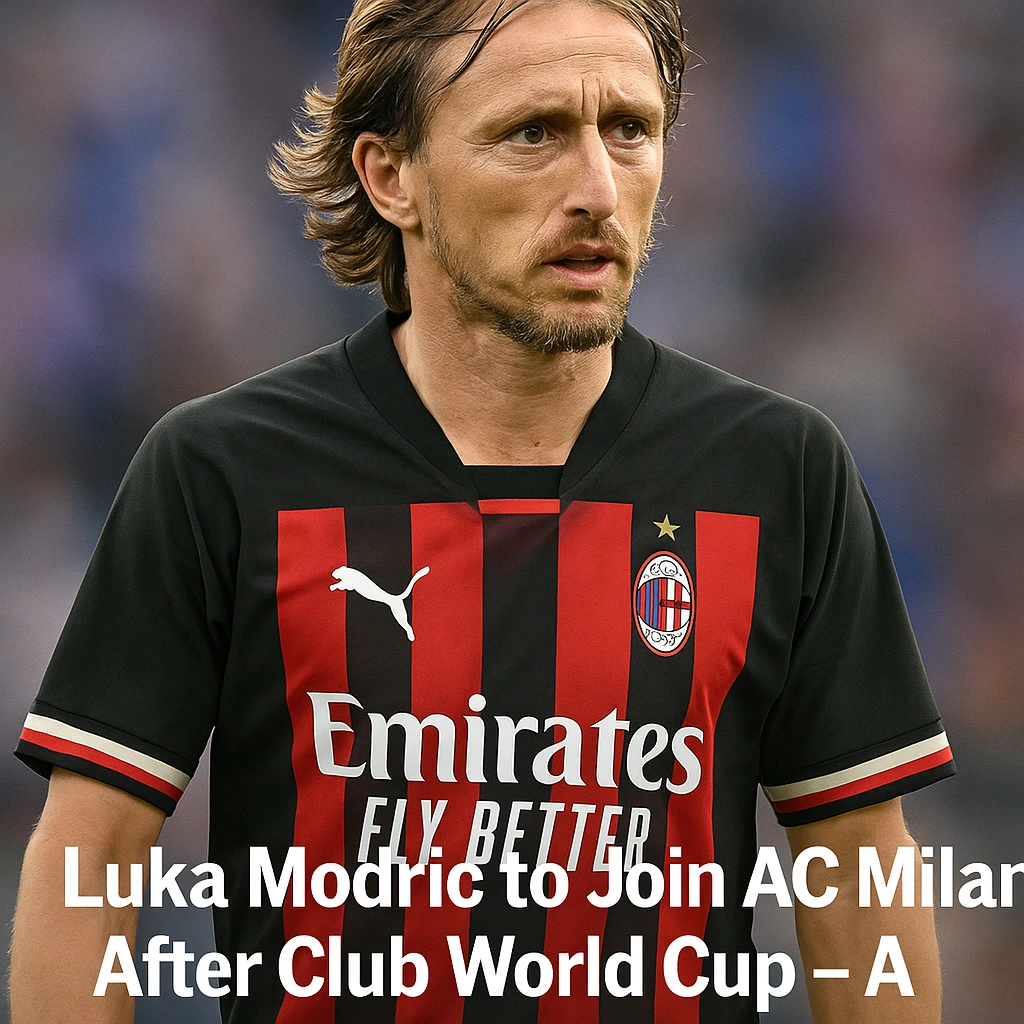 Luka Modric to Join AC Milan After Club World Cup – A New Chapter for the Football Legend