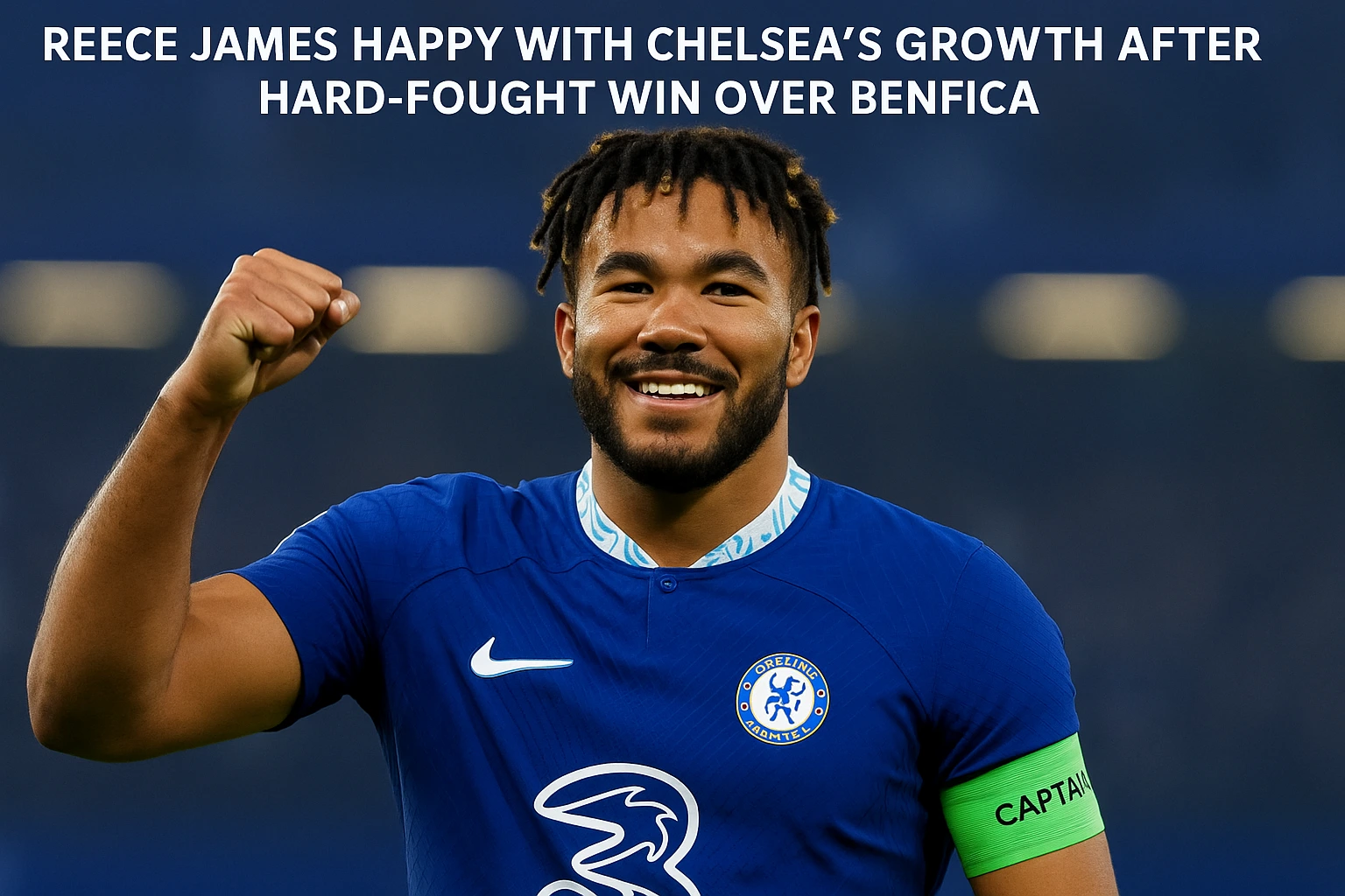 Reece James Celebrates Chelsea Victory