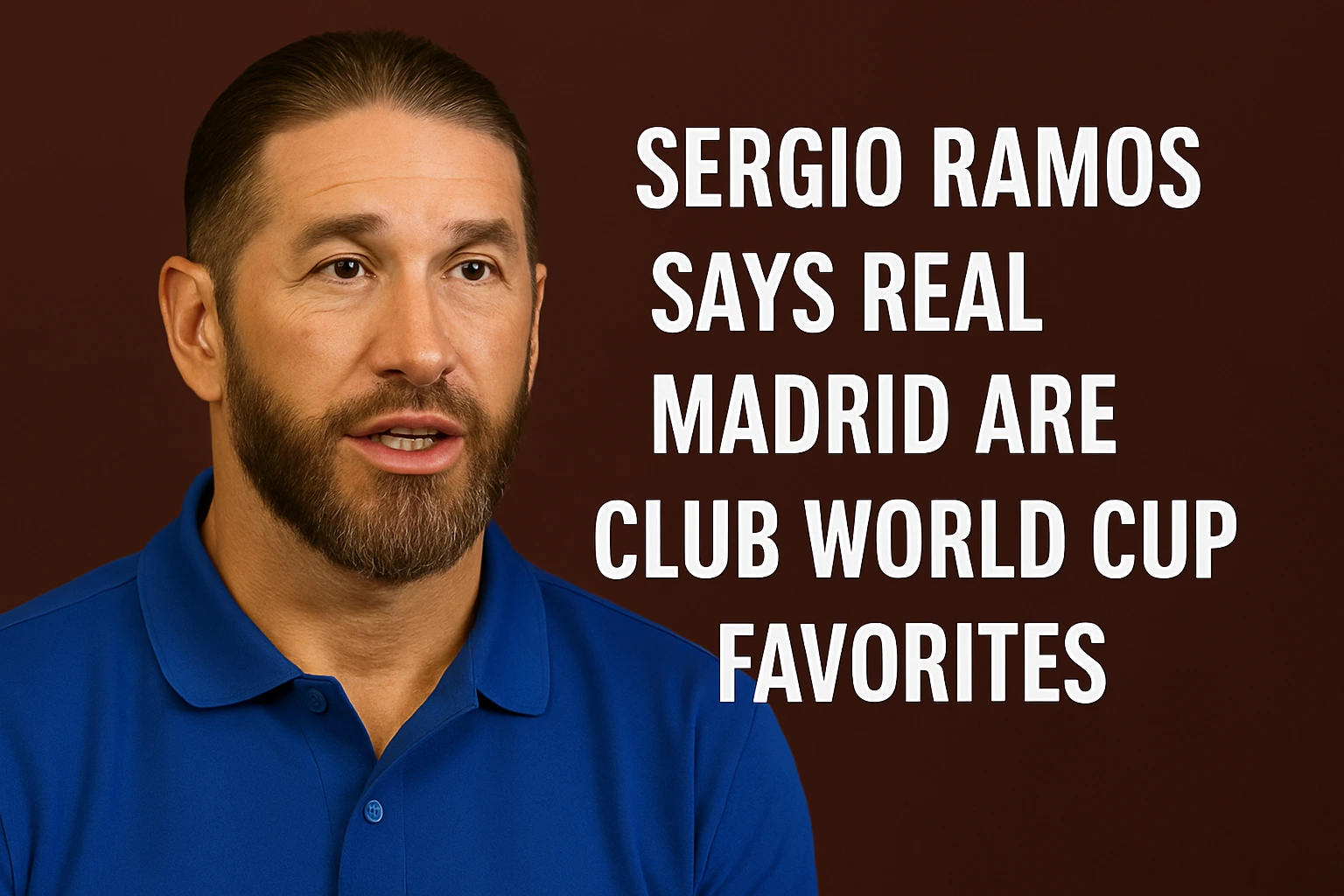 Sergio Ramos Says Real Madrid Are Club World Cup Favorites