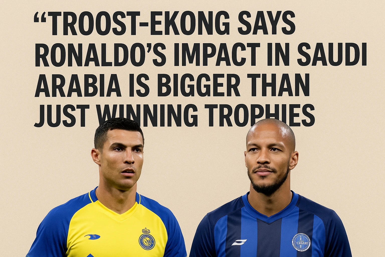 Troost-Ekong Says Ronaldo's Impact in Saudi Arabia Is Bigger Than Just Winning Trophies