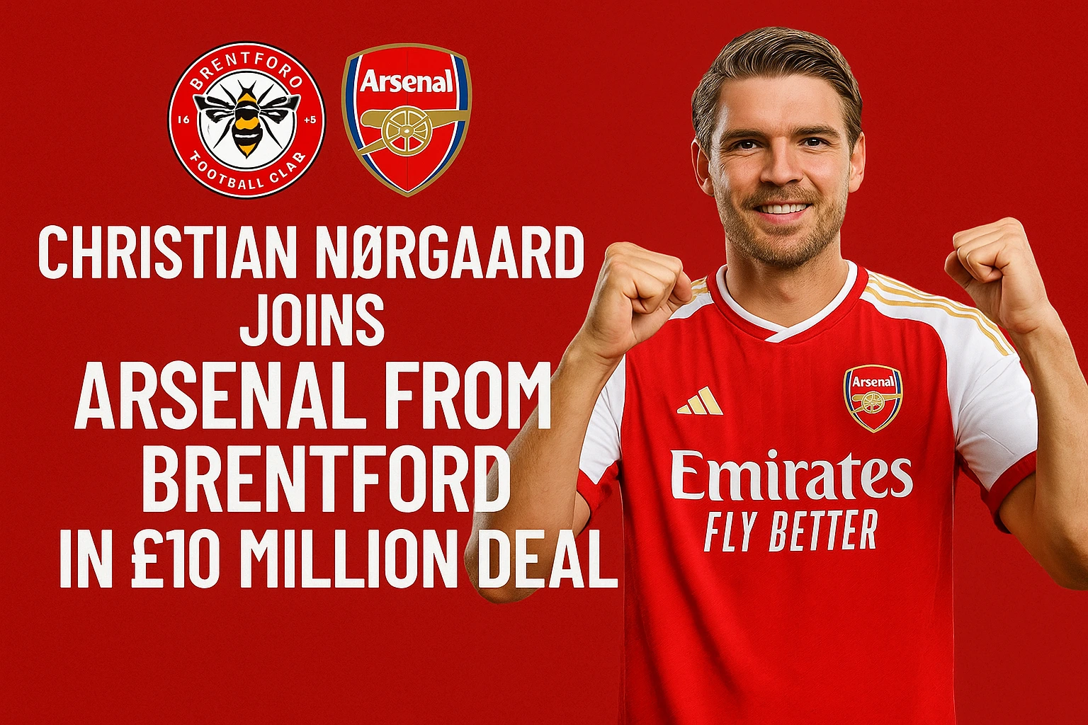 Christian Nørgaard Joins Arsenal from Brentford in £10 Million Deal!