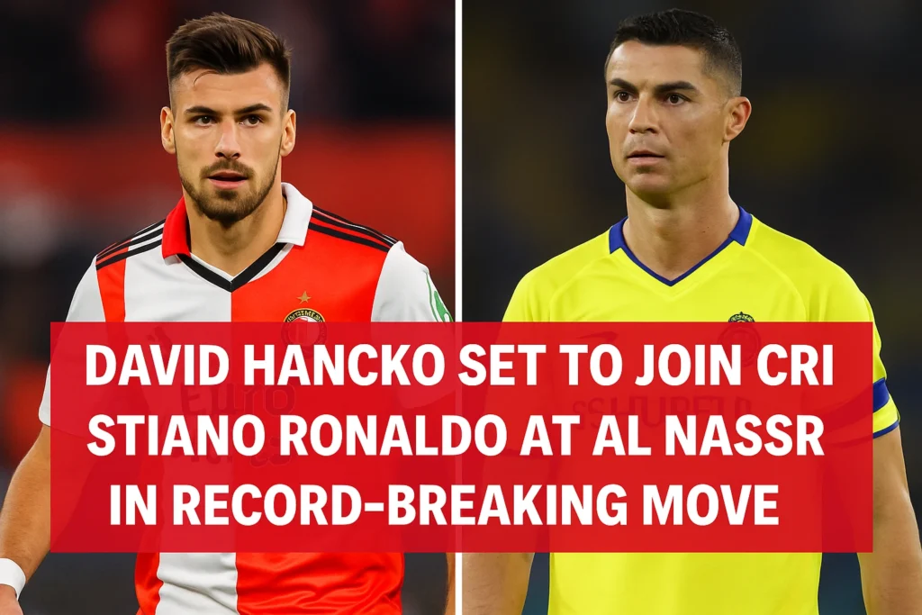 David Hancko Set to Join Cristiano Ronaldo at Al Nassr in Record-Breaking Move