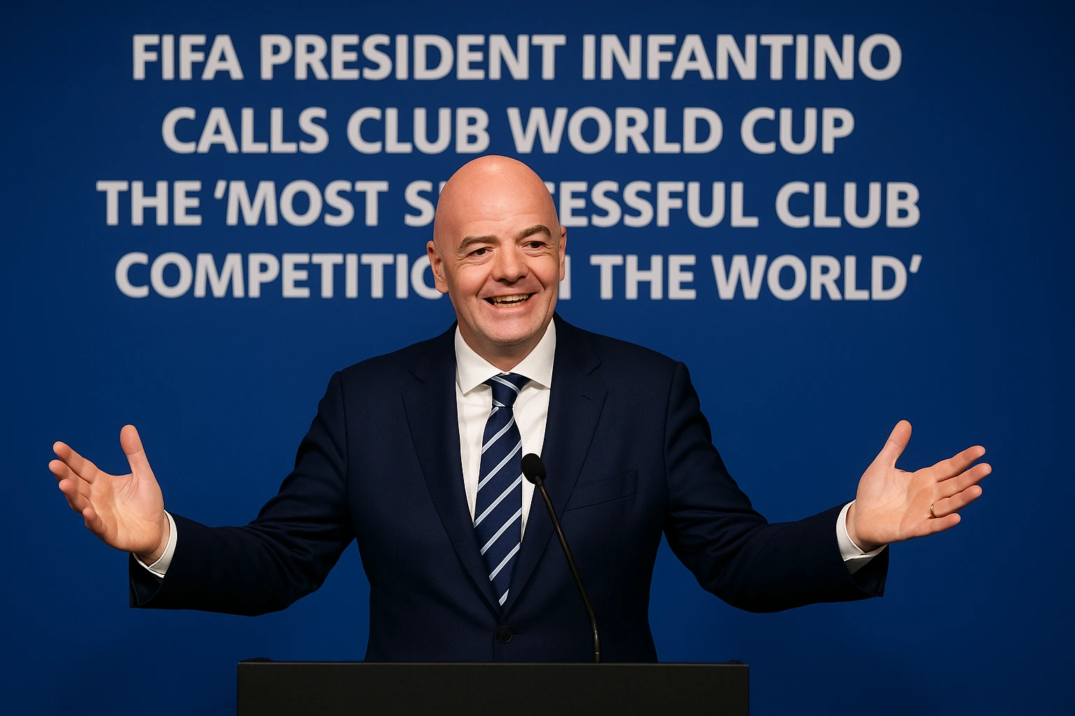FIFA President Infantino Calls Club World Cup the "Most Successful Club Competition in the World"