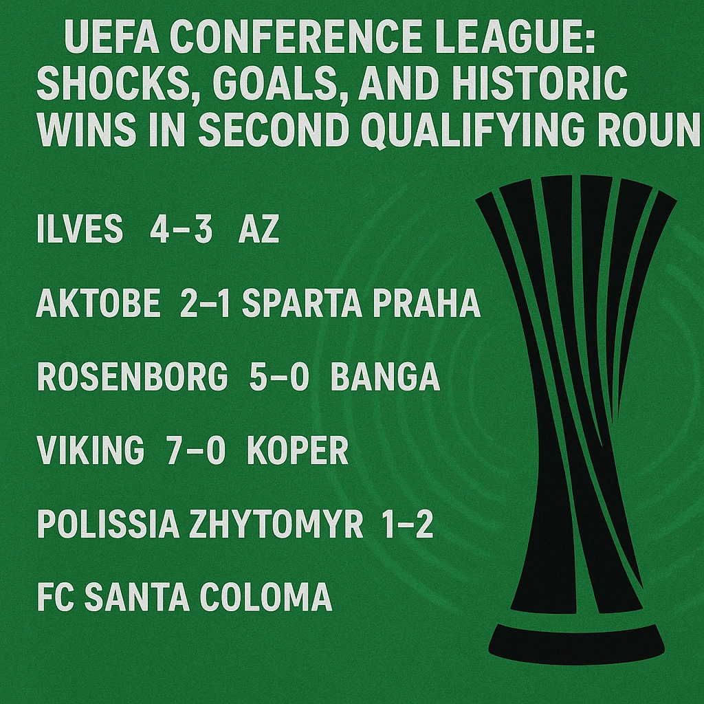 UEFA Conference League: Shocks, Goals, and Historic Wins in Second Qualifying Round