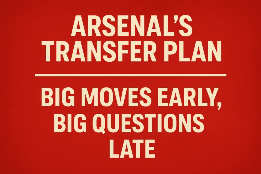 Arsenal’s Transfer Plan Big Moves Early Big Questions Late