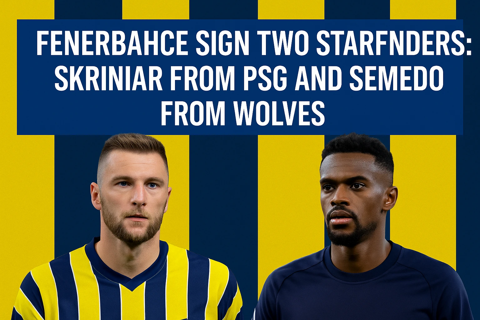 Fenerbahce Sign Two Star Defenders: Skriniar from PSG and Semedo from Wolves