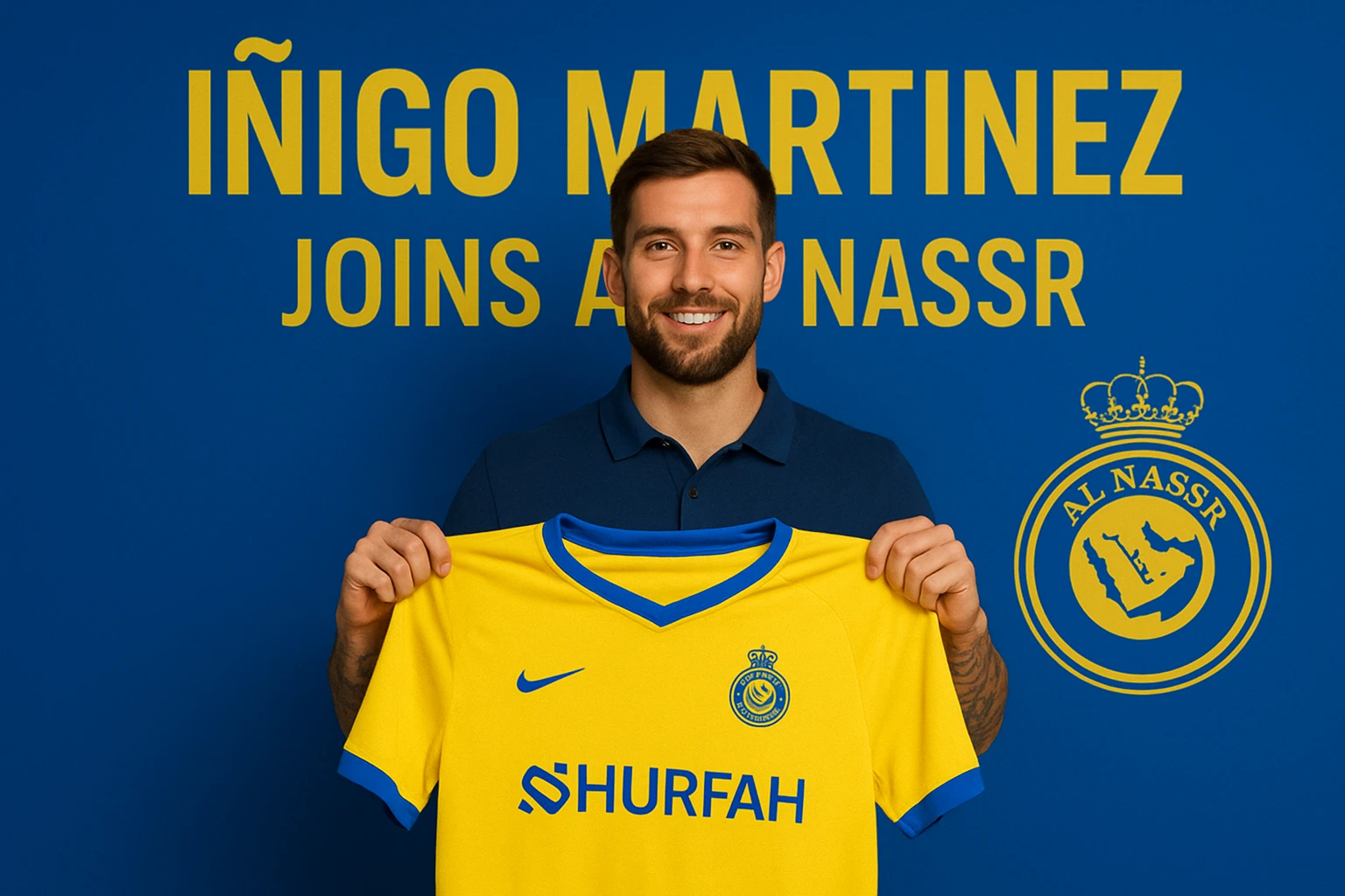Inigo Martinez Joins Al Nassr on a Free Transfer After Leaving Barcelona