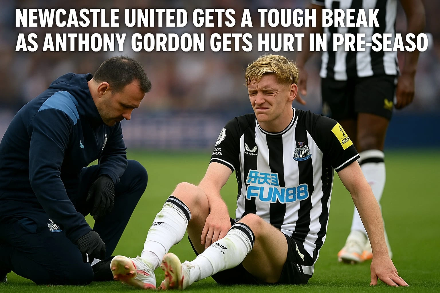 Newcastle United Gets a Tough Break as Anthony Gordon Gets Hurt in Pre-Season