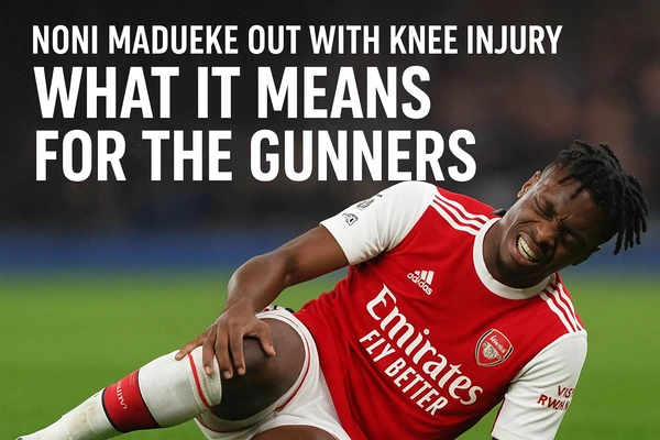 Arsenal’s Noni Madueke Out With Knee Injury – What It Means for the Gunners