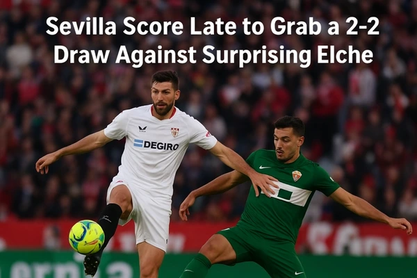 Sevilla Score Late to Grab a 2-2 Draw Against Surprising Elche