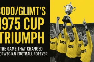 Bodo Glimt 1975 Cup Triumph Norwegian football