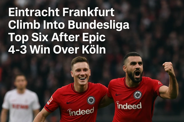 eintracht frankfurt climb into bundesliga