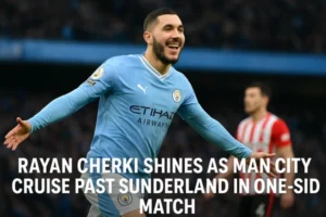 Rayan Cherki Shines as Man City Cruise Past Sunderland in a One-Sided Match Premier League