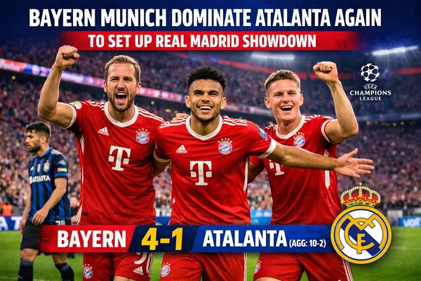 Bayern Munich Dominate Atalanta Again to Set Up Real Madrid Showdown